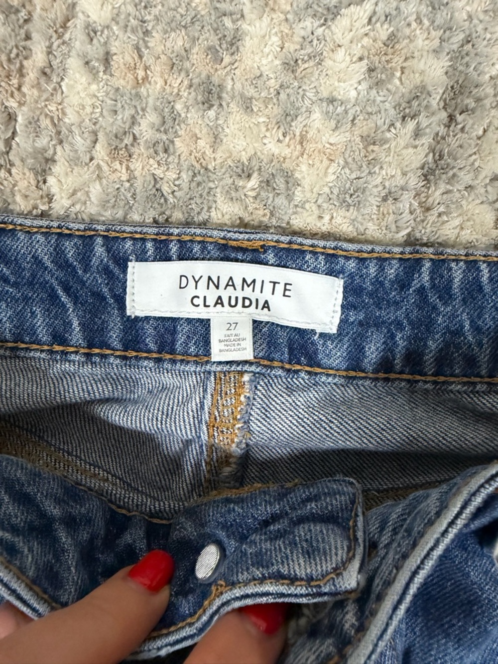 Dynamite Claudia High-Rise Light Blue Denim Jeans